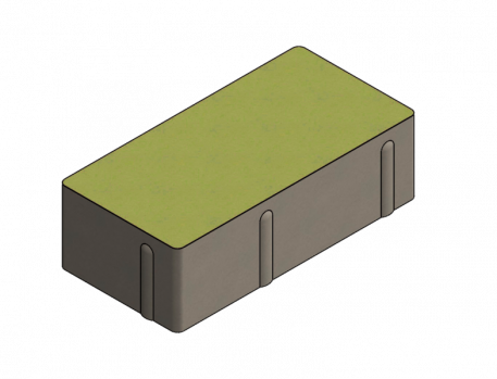 Бруківка 200x100 оливковий