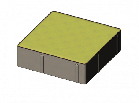 Квадрат 200*200*60, 400*400*60 мікрофаска оливковий