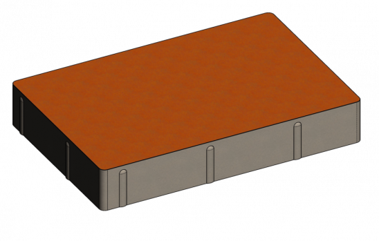 Неоліт 60 без фаски коричневий