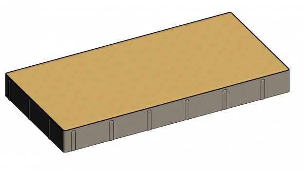 Прямокутник 600*300*60 пісочний